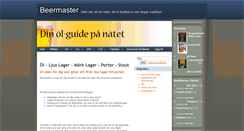 Desktop Screenshot of beermaster.se